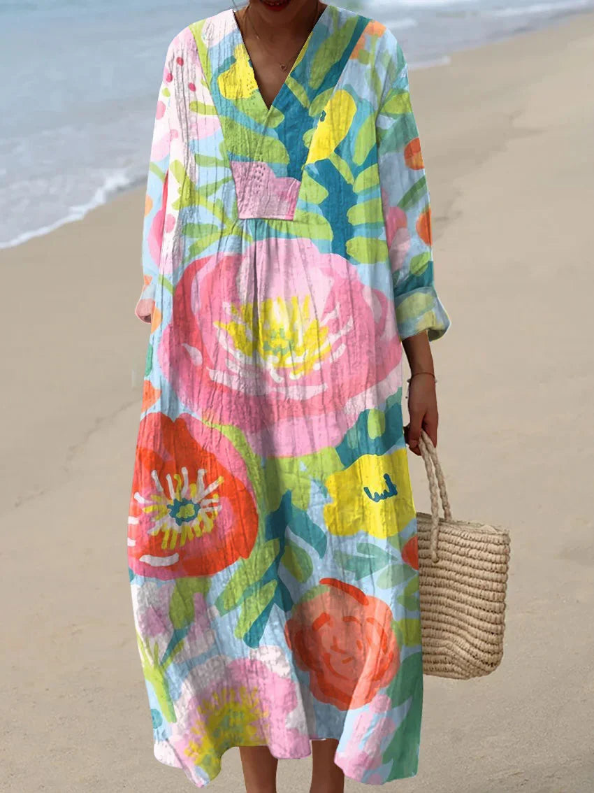 Baumwoll Sommer Damen Kleid