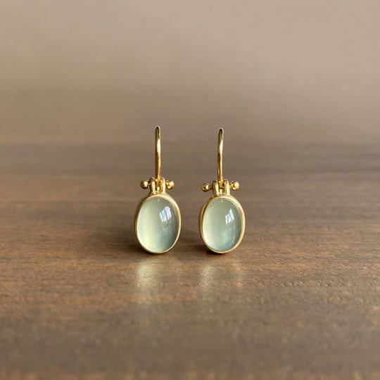 Elegante Damen Mondstein Ohrringe