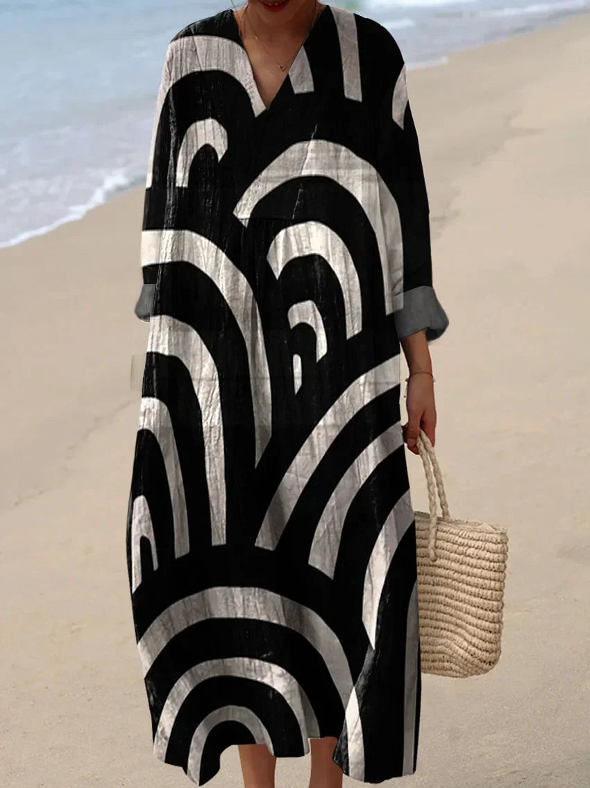 Baumwoll Sommer Damen Kleid