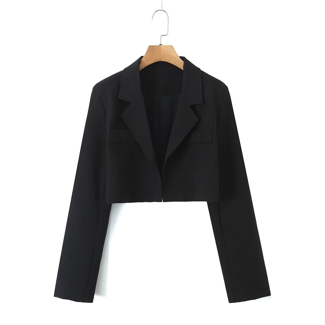 Wickel-Blazer für Damen in kürzerer Form
