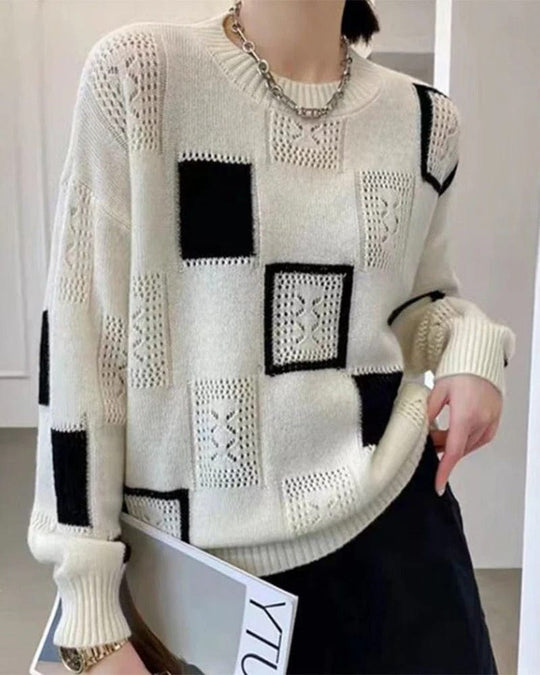 Weißer Pullover für Damen