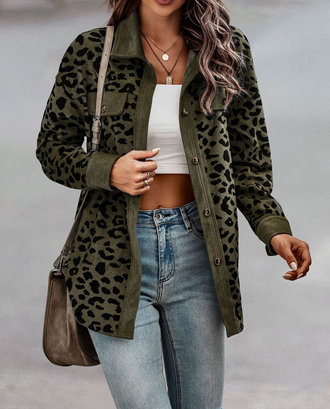 Leopardenjacke für Damen