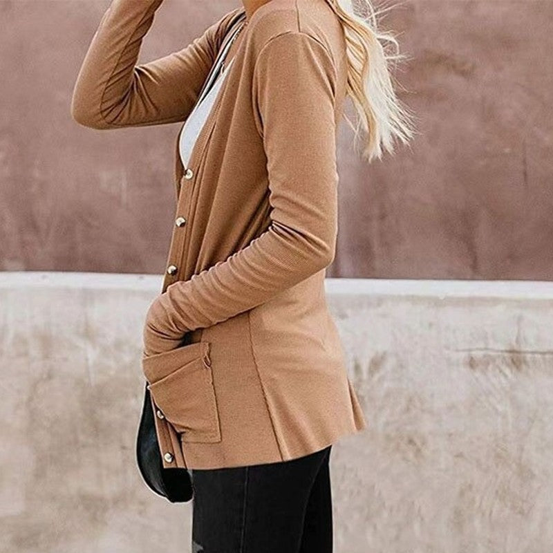 Klassische Strickjacke für Damen