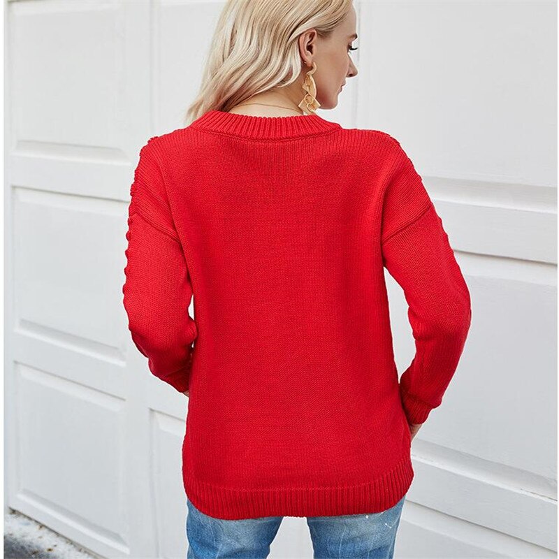 Eleganter Strickpullover für Damen