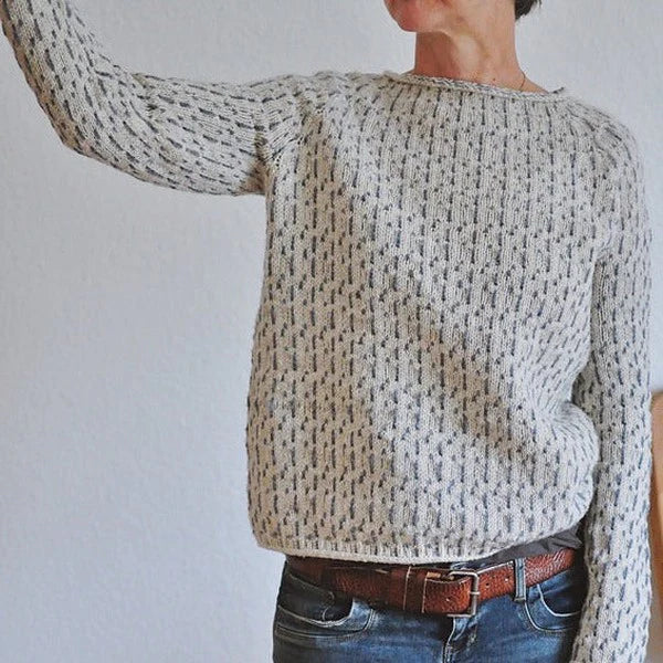 Pullover mit U-Boot-Ausschnitt für Damen