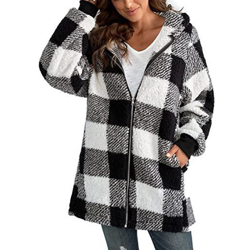 Übergroße Winterjacke für Damen