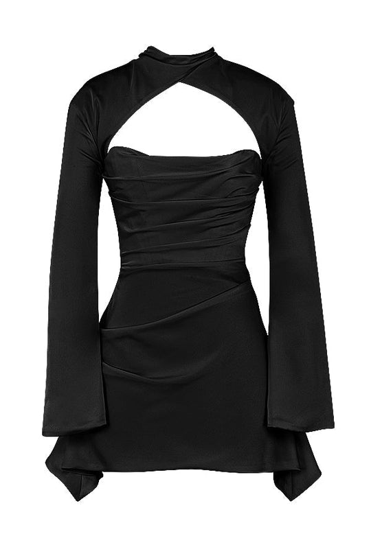 Drapiertes Korsettkleid für Damen