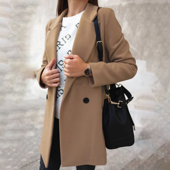 Einreihiger Mantel für Damen