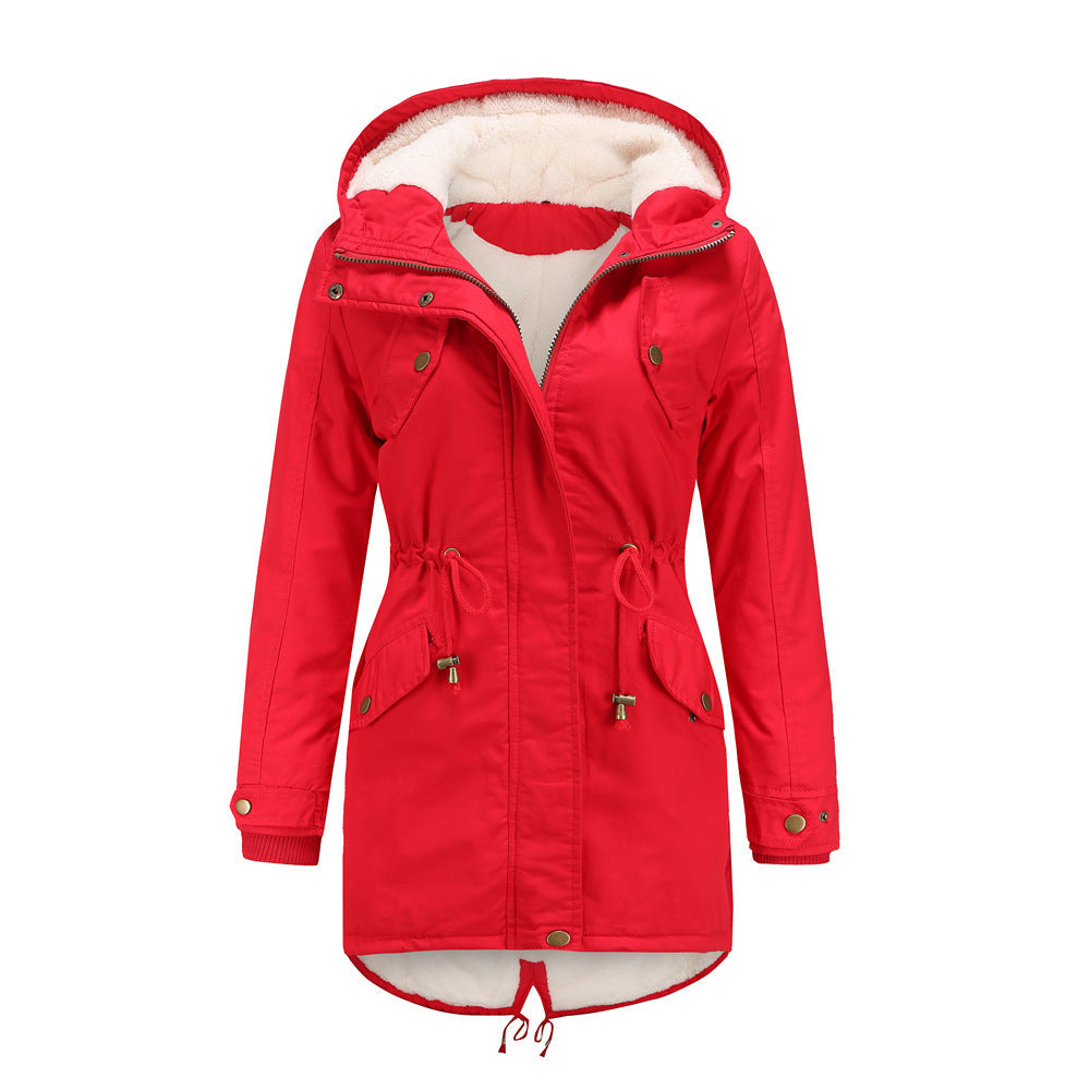 Winterjacke mit Kordelzug für Damen