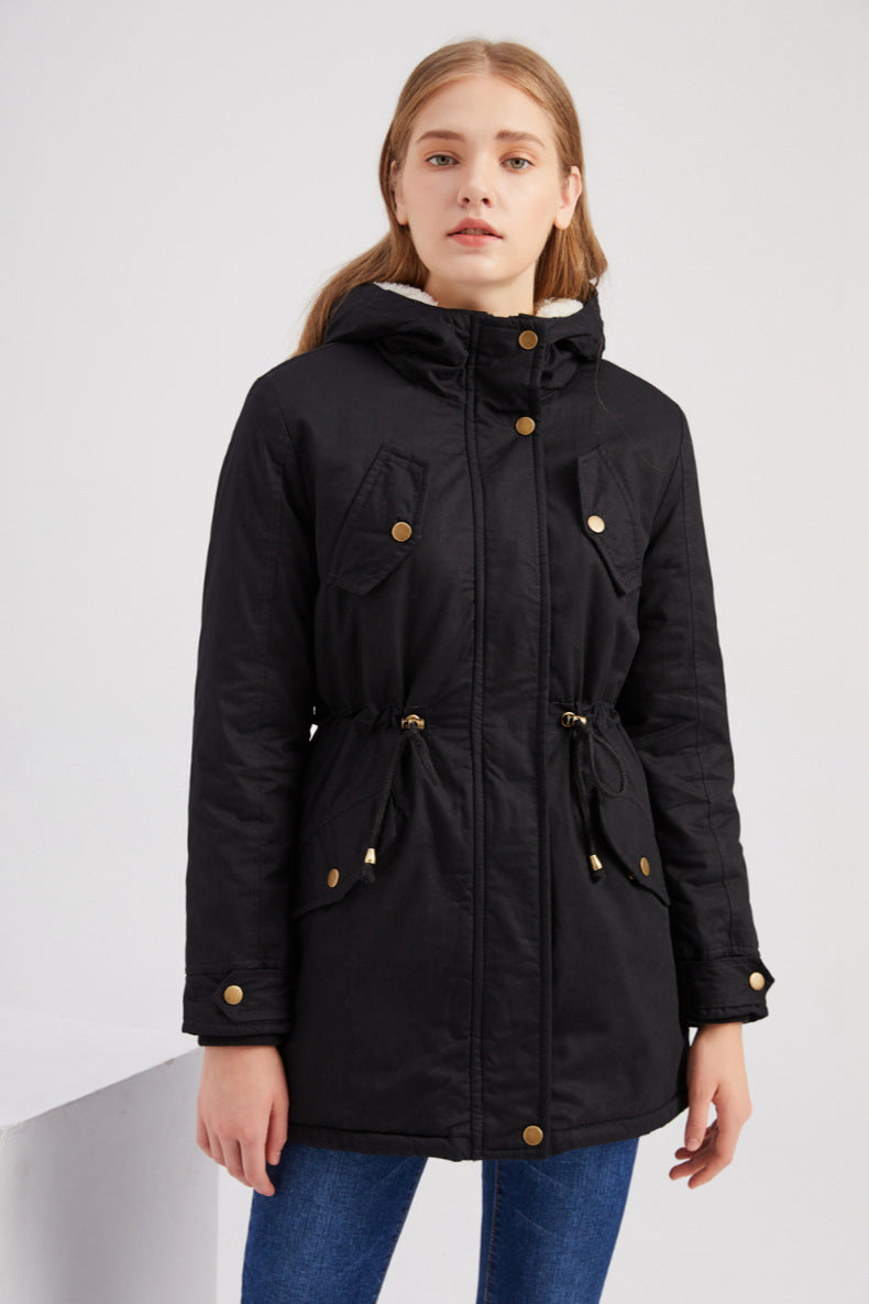 Winterjacke mit Kordelzug für Damen