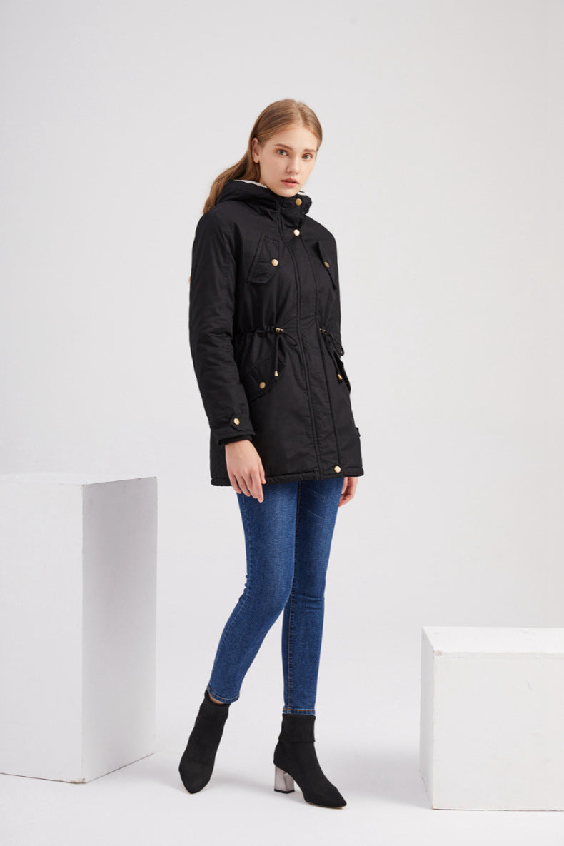 Winterjacke mit Kordelzug für Damen