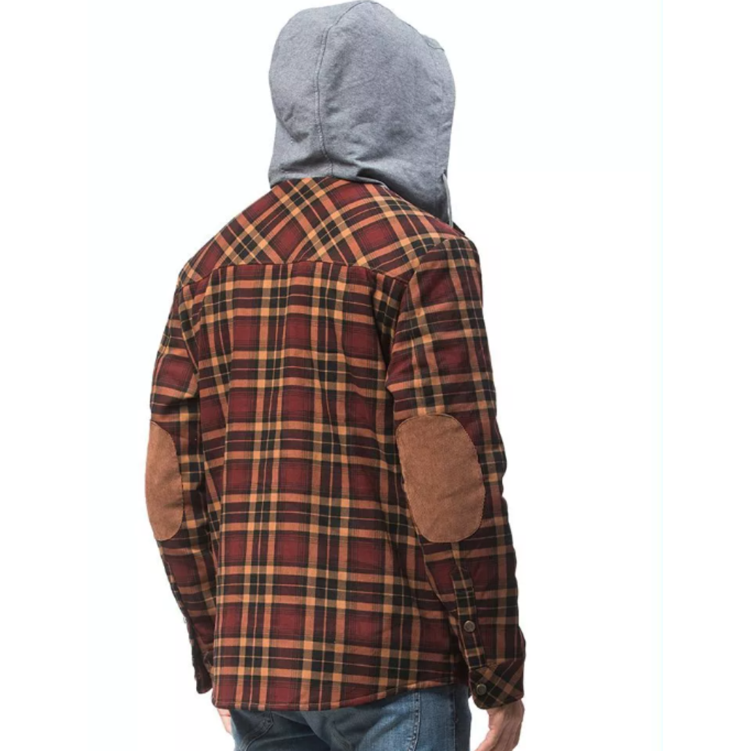 Flanell-Fleece-Winterjacke für Herren