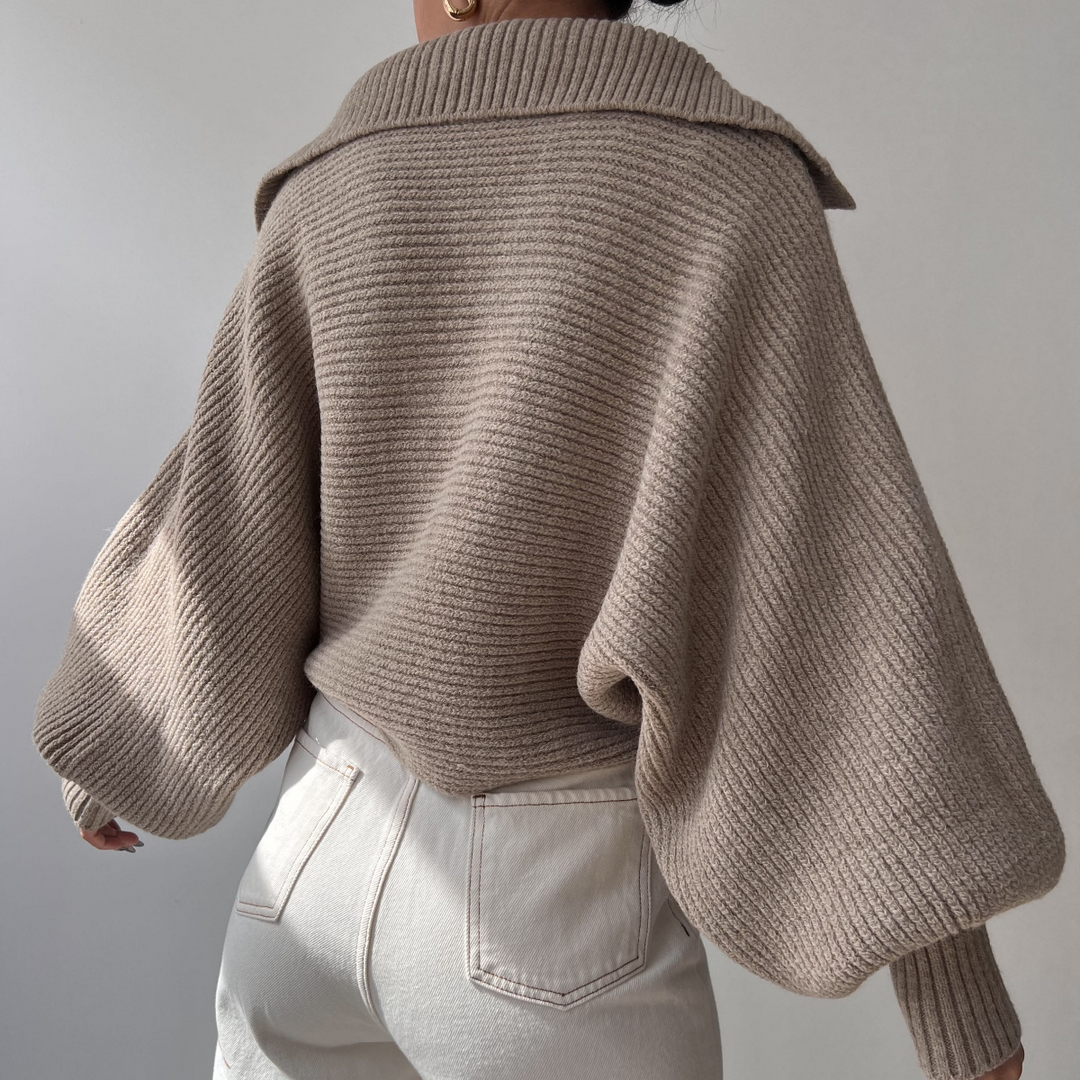 Übergroßer Strickpullover für Damen