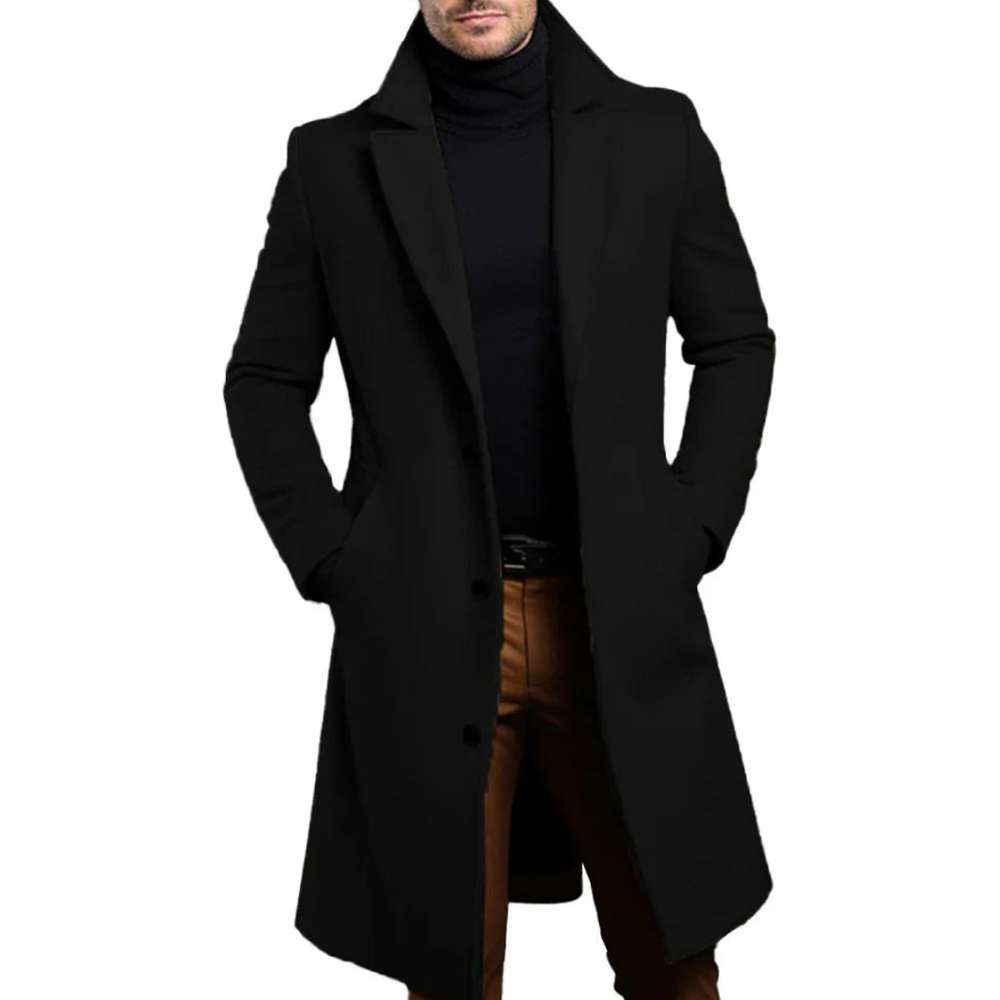 Langer Trenchcoat für Herren