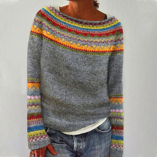 Ein Vintage-Strickpullover für Damen