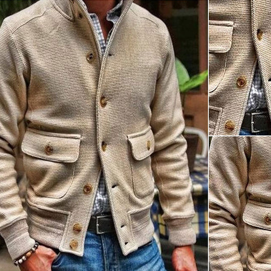 Stehkragenjacke für Herren