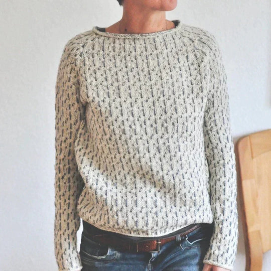 Pullover mit U-Boot-Ausschnitt für Damen