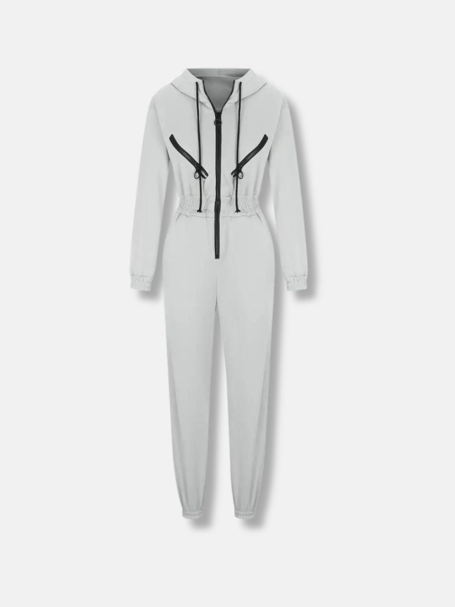 Jumpsuit mit Kapuze für Damen