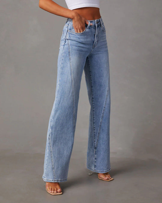 Gestreifte Jeans für Damen