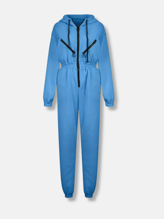 Jumpsuit mit Kapuze für Damen