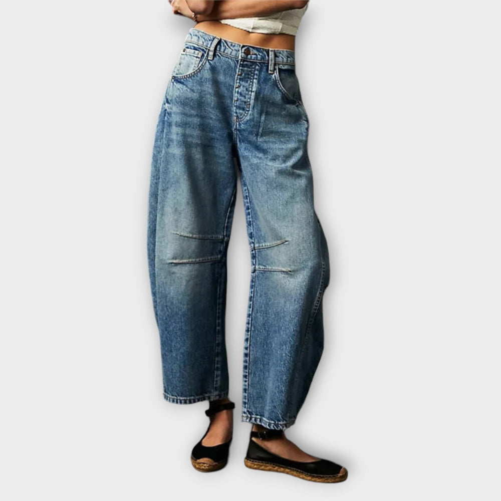 Weit geschnittene Jeans für Damen