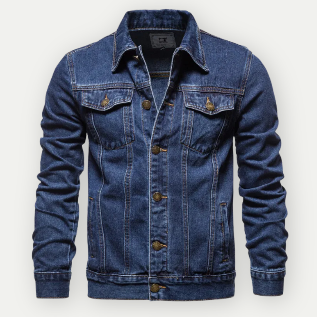 Klassische Trucker-Jacke aus Denim für Herren