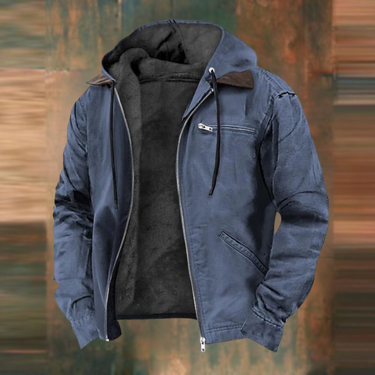Kapuzenjacke mit mehreren Taschen für Herren