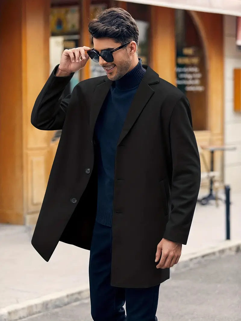 Einreihiger Trenchcoat für Herren