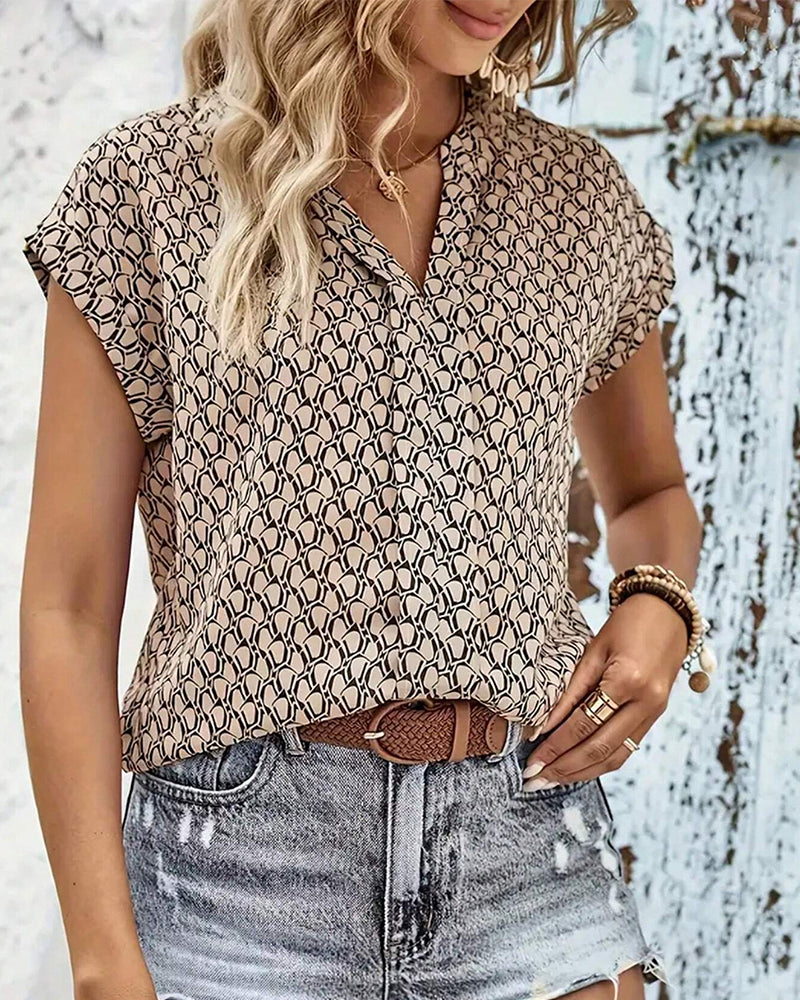 V-Neck Bluse für Damen