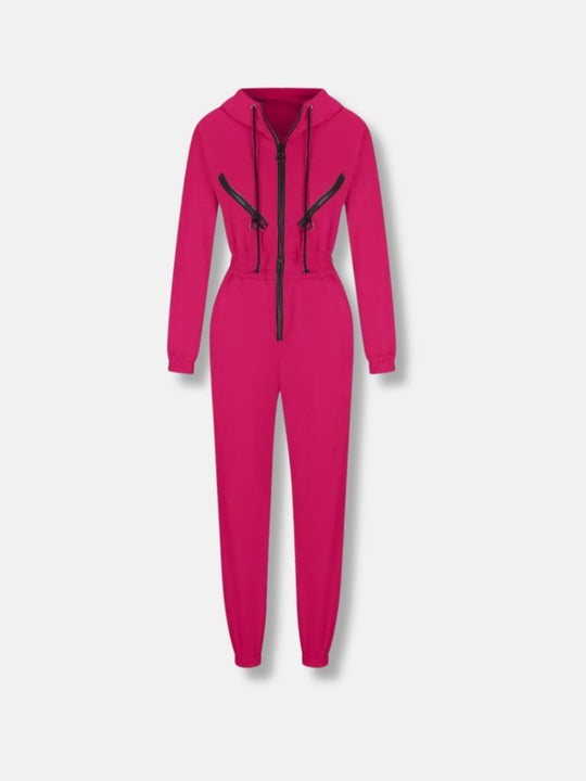 Jumpsuit mit Kapuze für Damen