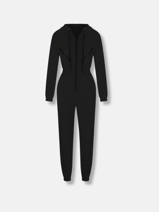 Jumpsuit mit Kapuze für Damen