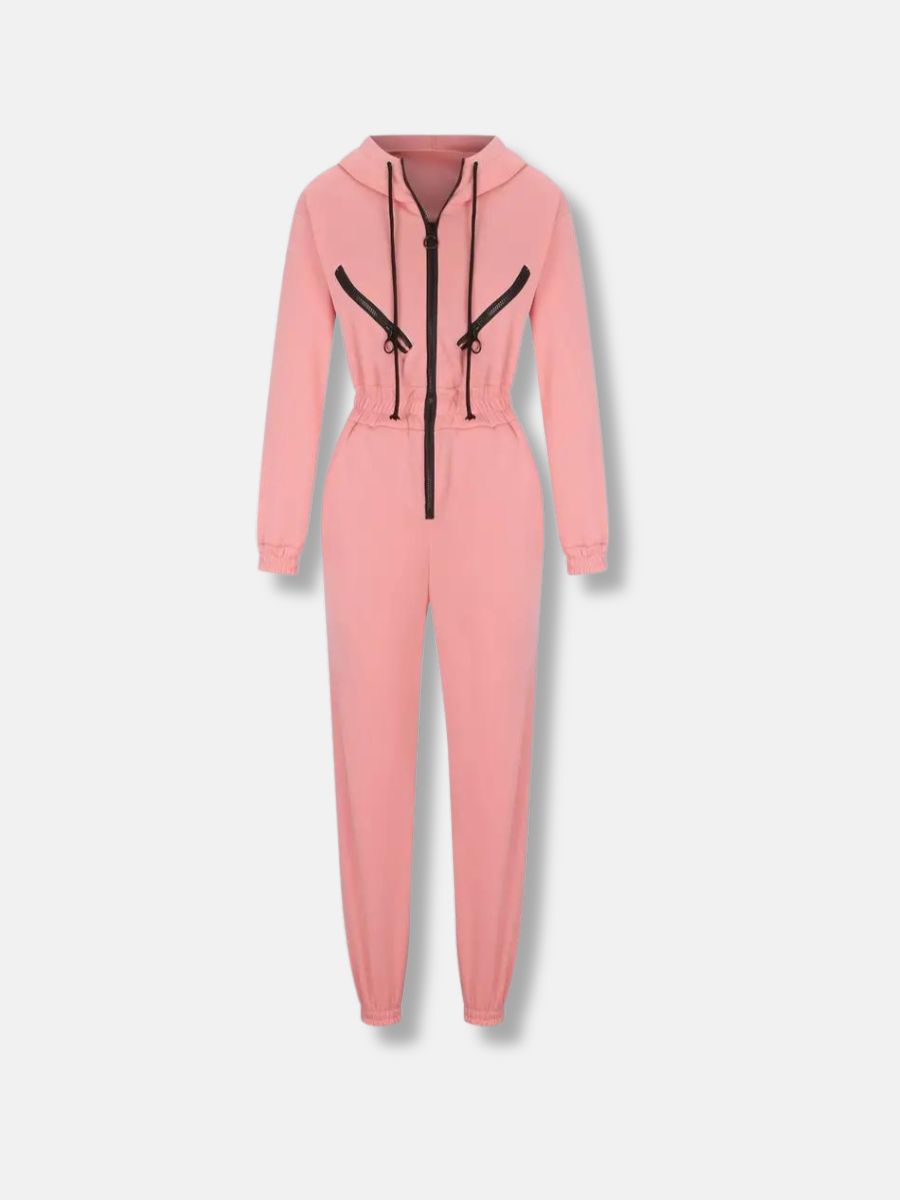 Jumpsuit mit Kapuze für Damen