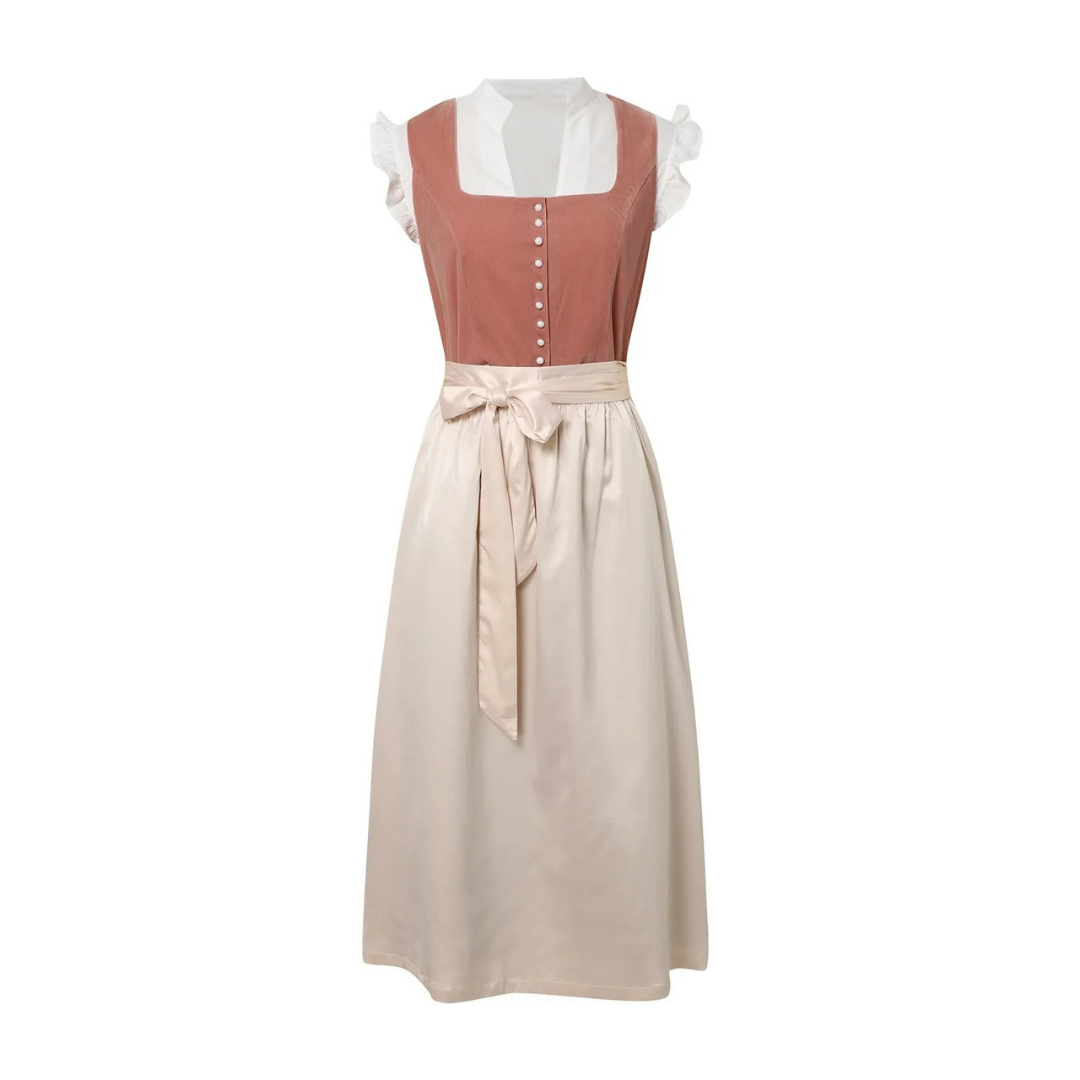 Langärmeliges Oktoberfest-Dirndlkleid für Damen