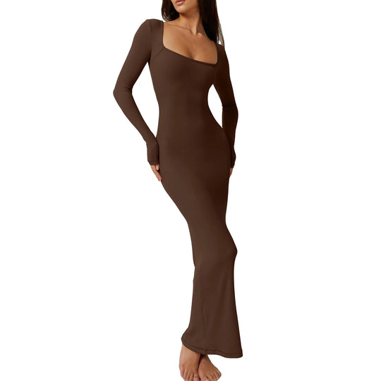 Geripptes Bodycon-Kleid für Damen