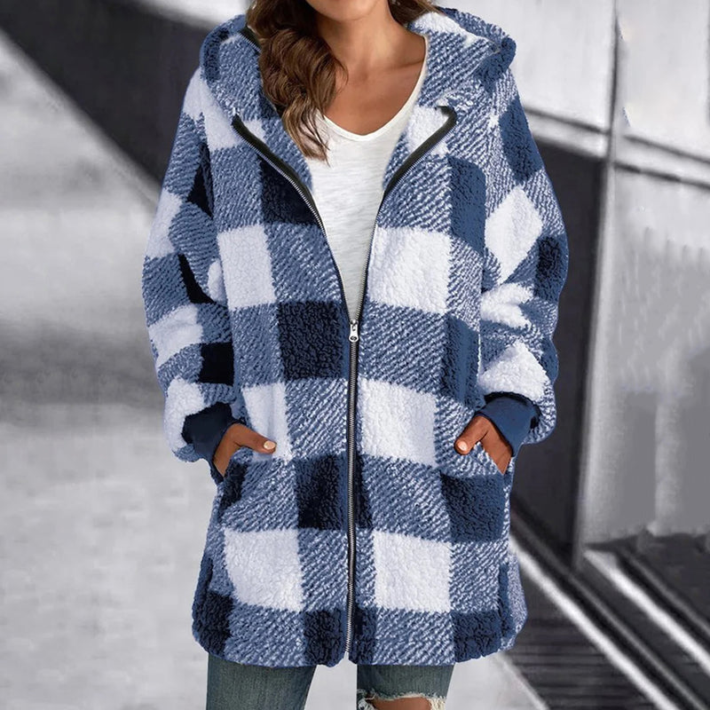 Übergroße Winterjacke für Damen