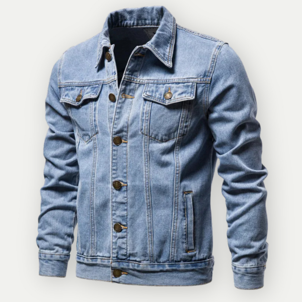 Klassische Trucker-Jacke aus Denim für Herren