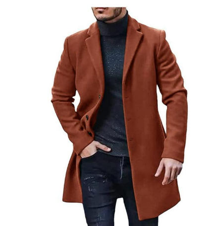 Langer Trenchcoat für Herren