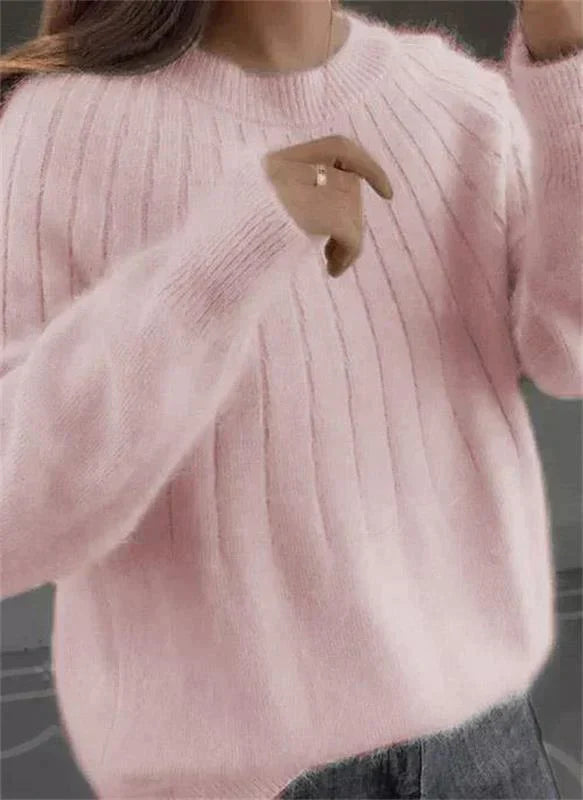 Weicher Strickpullover für Damen