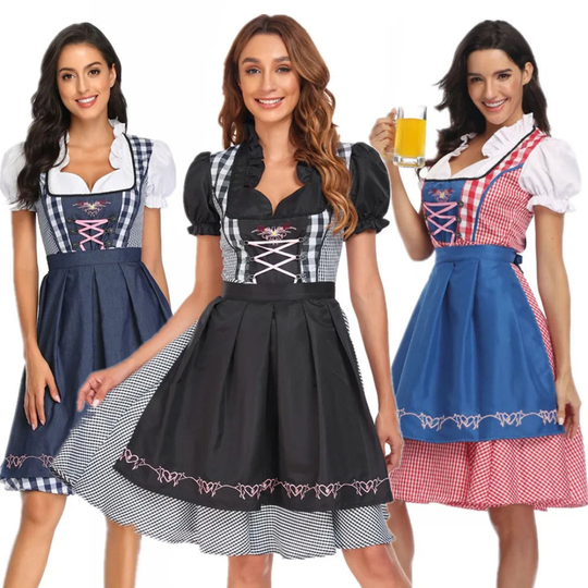 Damen Oktoberfest Dirndlkleid