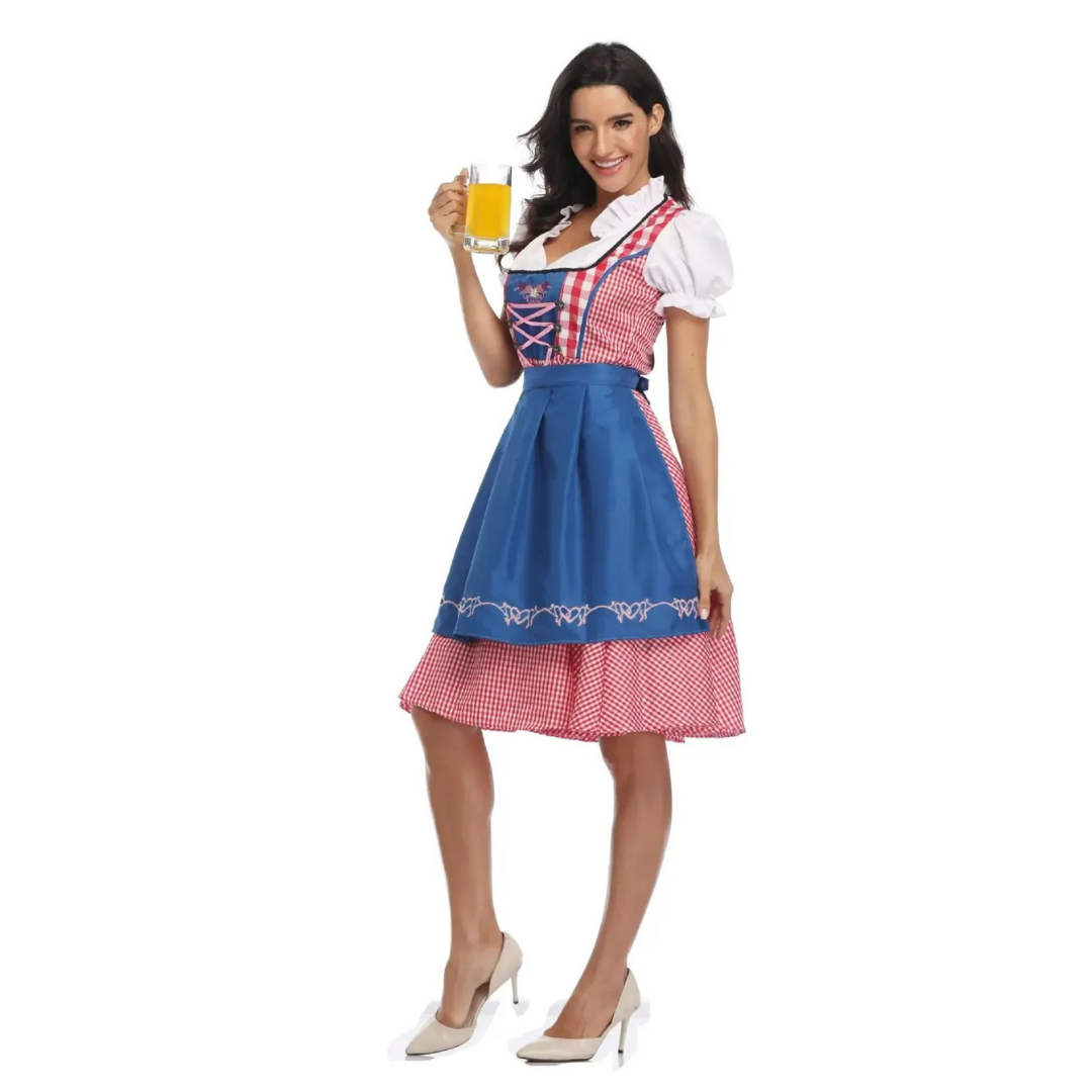 Damen Oktoberfest Dirndlkleid