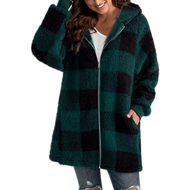 Übergroße Winterjacke für Damen