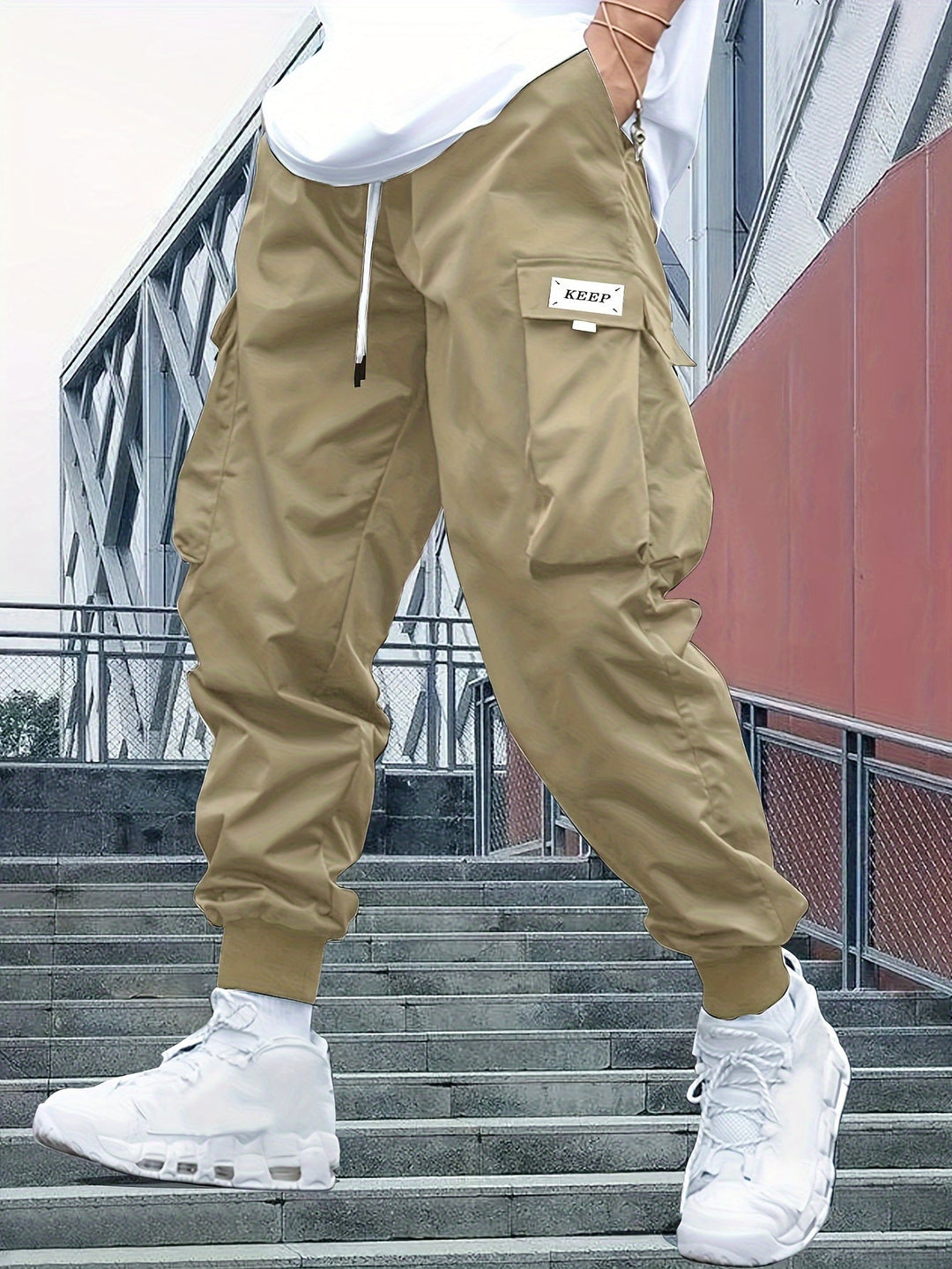 Herren Cargo-Jogger-Hose