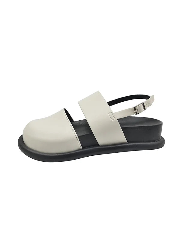 Damen Sandalen mit geteilter Spitze