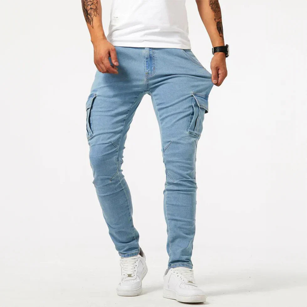 Herren-Cargo-Jeans