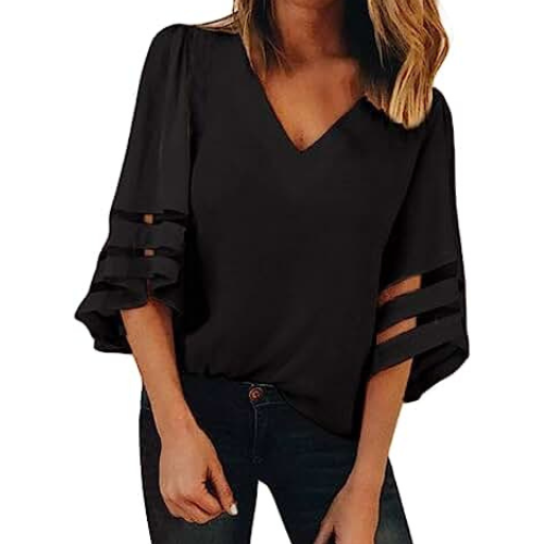 Sommerliche Hawaii Damen Bluse