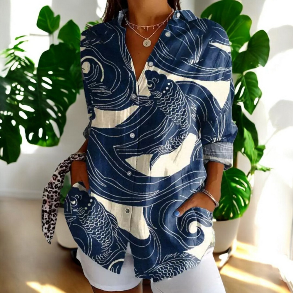 Vintage Damen Bluse in wunderschönen Farben