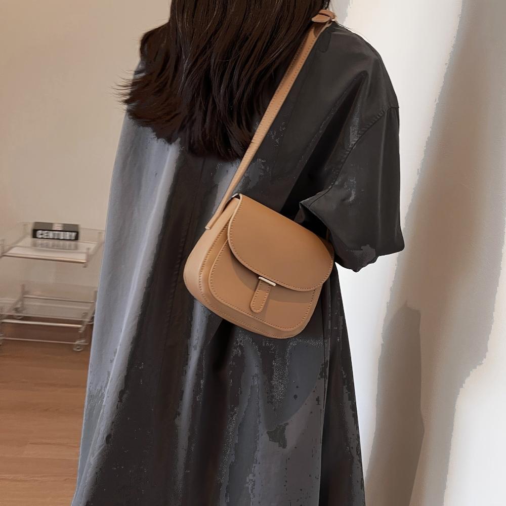 Retro Damen Satteltasche mit Schulterriemen