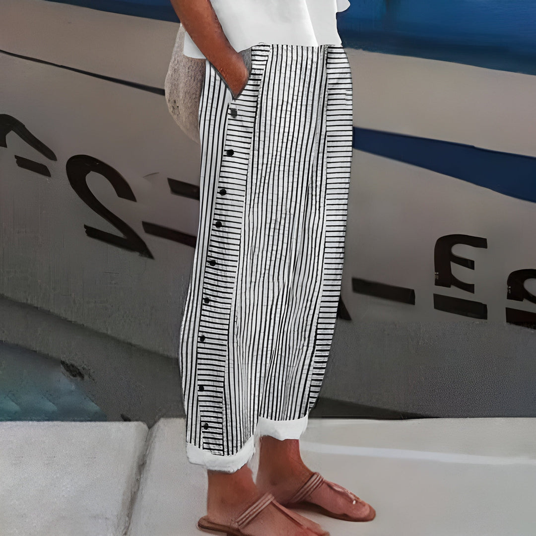 Zeitlose Damen Leinenhose