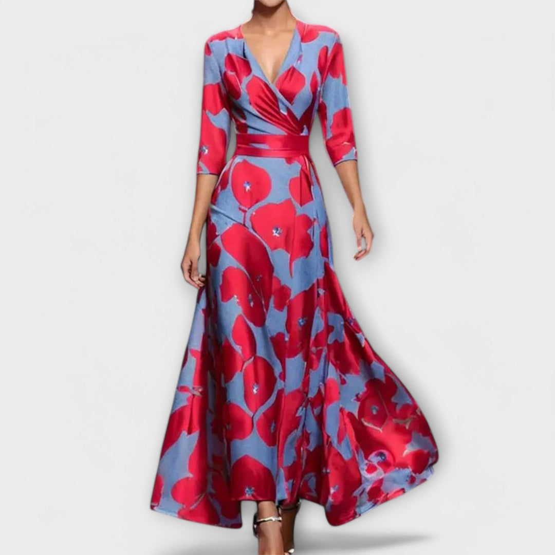 Elegantes Cocktail Damenkleid mit Designärmeln