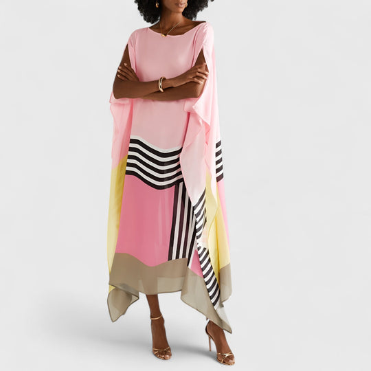Lockeres Geometrisches Damen Kaftan